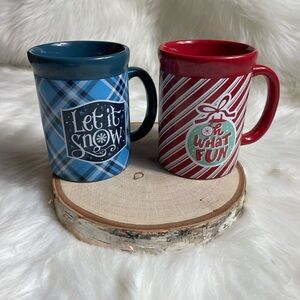 Holiday Ceramic Mug Set